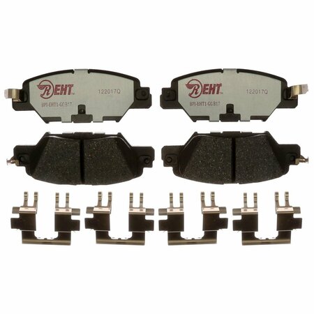 R/M BRAKES BRAKE PADS OEM OE Replacement Hybrid Technology Includes Mounting Hardware EHT1846H